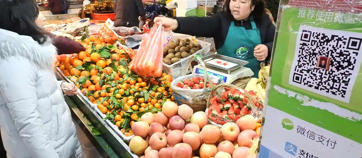 A China é uma sociedade que não usa dinheiro